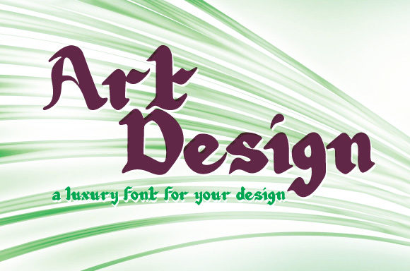 Art Design Font: A Scroll-Stopping Display Typeface for Marketers
