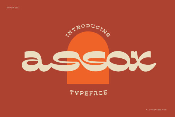 Assox: A Vintage Display Font That Feels Like Sunlight on Paper