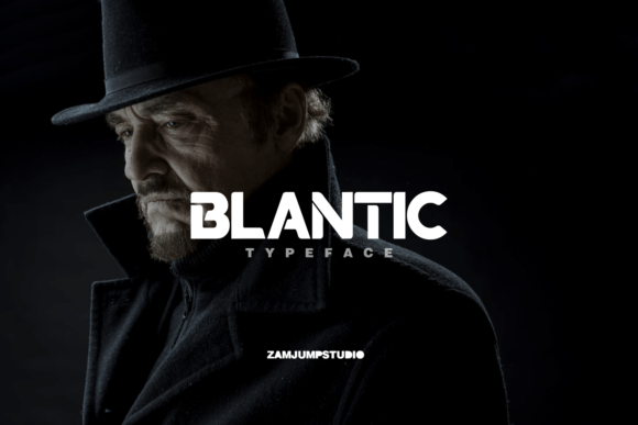 Blantic: A Bold, Elegant Display Font for Real Business Branding