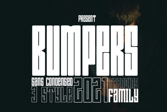 Bumpers: A Bold Display Font for Handmade Creators