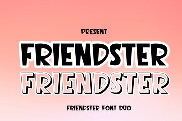 Friendster: A Playful Display Font for Digital Branding