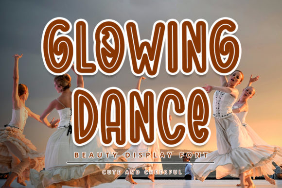 Glowing Dance: A Clean Display Font for Digital Branding