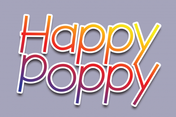 Happy Poppy: A Friendly Display Font That Brings Warmth to Real Business Materials