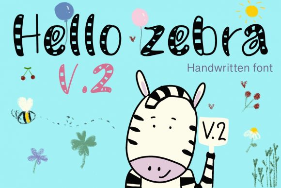 Hello Zebra: A Display Font That Feels Like a Gentle Nod to Joy