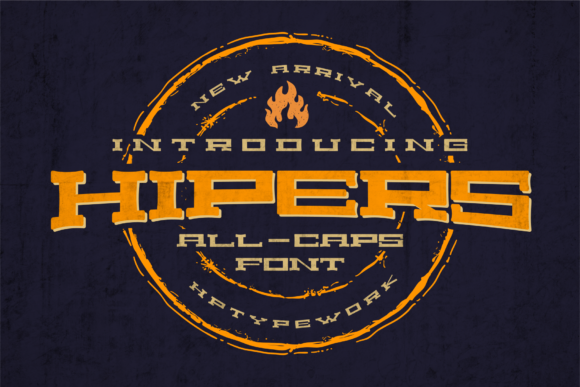 Hipers: A Vintage Display Font with Quiet Confidence