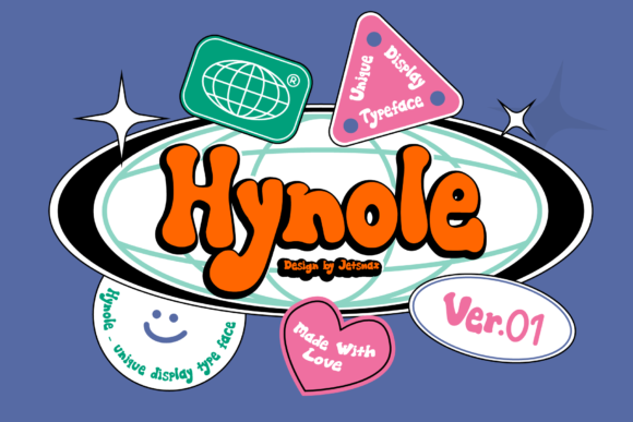 Hynole: A Retro Display Font for Bold Digital Headlines