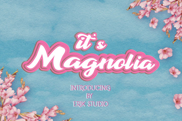 It’s Magnolia: A Sweet, Friendly Display Font for Small Businesses