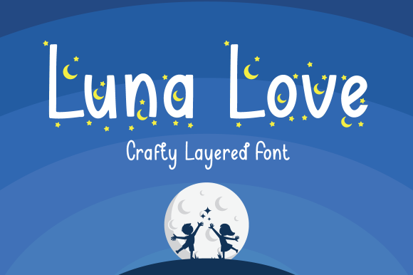 Luna Love: A Whimsical Display Font for Thoughtful Digital Branding