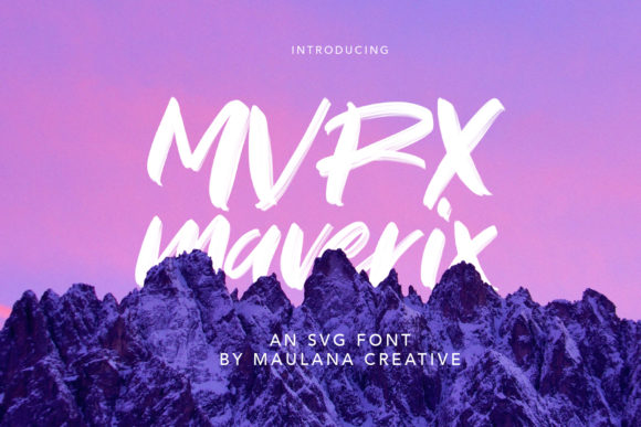 Maverix: A Display Font for Editorial Charm and Urban Energy