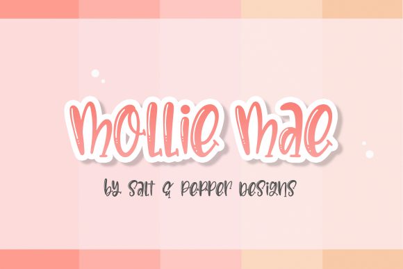 Mollie Mae: A Friendly, Bouncy Display Font for Small Business Brands