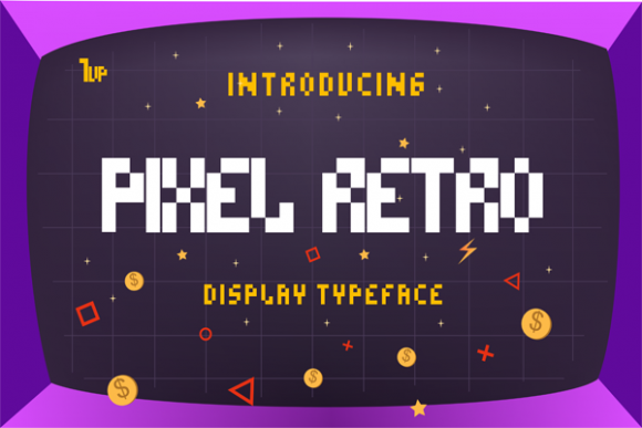 Pixel Retro: A Playful Display Font for Handmade Makers