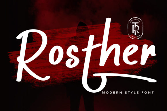 Rosther: A Display Font That Feels Like a Handwritten Invitation