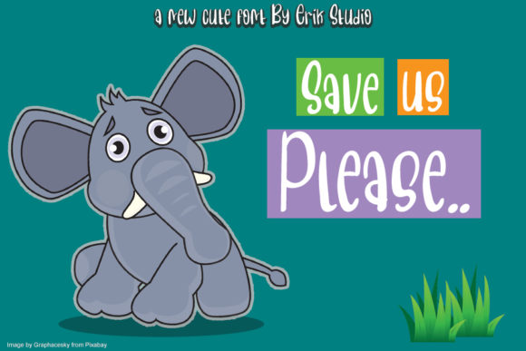 Save Us Please: A Friendly Display Font for Small Business Branding