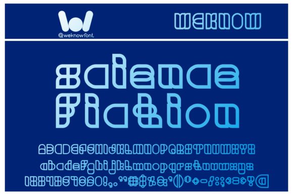 Science Fiction Font: A Clean, Modern Display Typeface for Small Businesses
