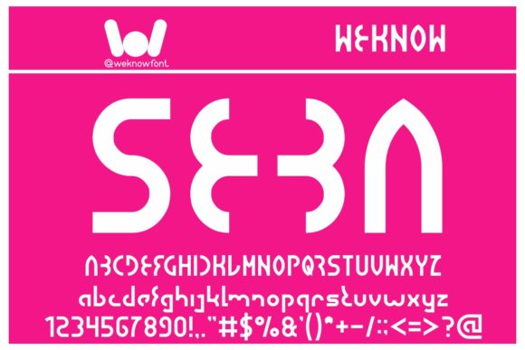 Seba: A Display Font That Earns Its Space