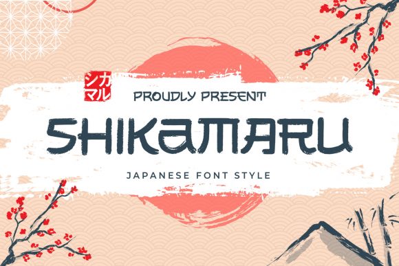 Shikamaru: A Japanese Brushed Display Font That Feels Like a Design Secret
