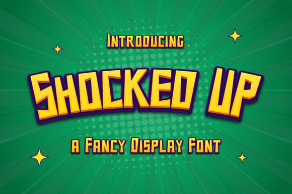 Shocked Up: A Playful Display Font That Lifts Digital Headlines