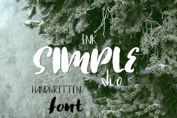 Simple Ink Duo: A Display Font with Quiet Confidence