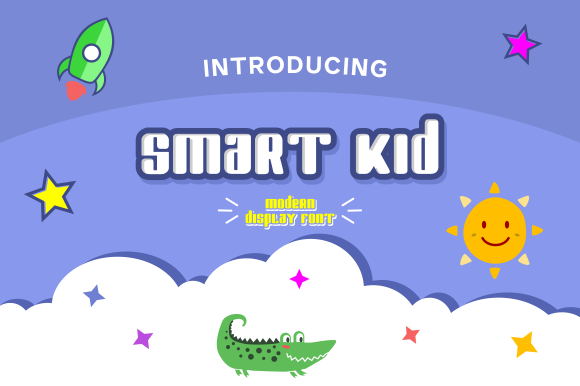 Smart Kid: A Display Font That Makes Kids’ Campaigns Instantly Clickable
