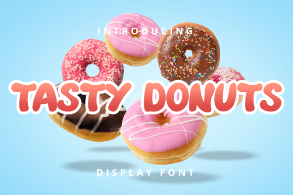 Tasty Donuts: A Playful Display Font That Cuts Through the Feed