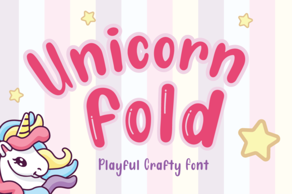 Unicorn Fold: A Display Font That Feels Like a Smile