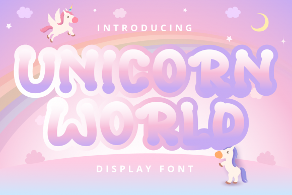 Unicorn World: A Playful Display Font That Delivers Joy at First Glance