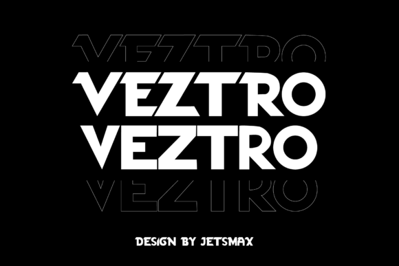 Veztro: A Display Font That Makes Your Headlines Pop