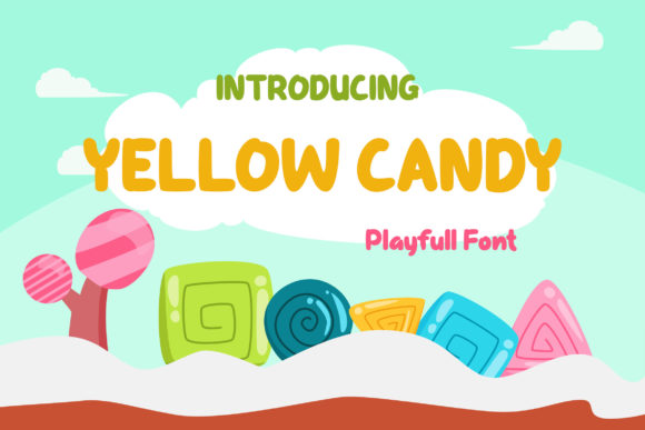 Yellow Candy: A Friendly Display Font for Warm, Playful Headlines